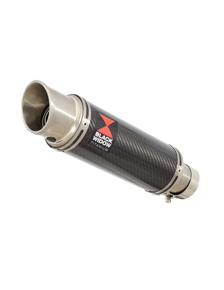 Z750 ZR750 Z750S 04 05 06 Tube de raccord et Silencieux GP Rond En Carbone + Canule en Titane 230mm