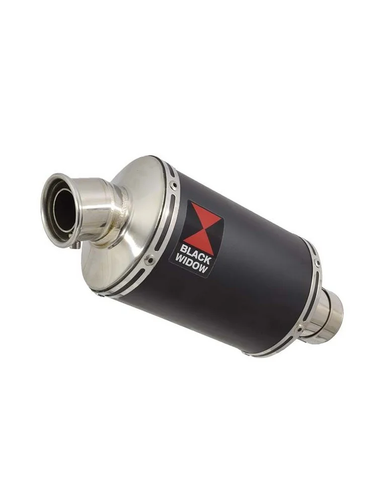 Z750 ZR750 Z750S 04 05 06 Tube de raccord et Silencieux Ovale Noir En Inox 230mm