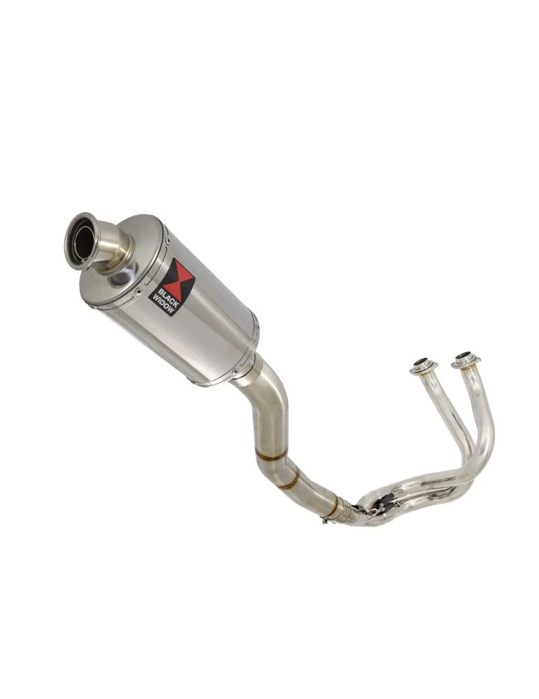 Ninja 650 2017 Decata Passage Haut Ligne complète + Silencieux Ovale en Inox 230mm
