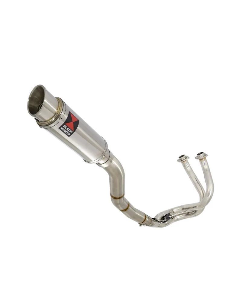 Ninja 650 2017 Decata Passage Haut Ligne complète + Silencieux GP Rond en Inox 230mm