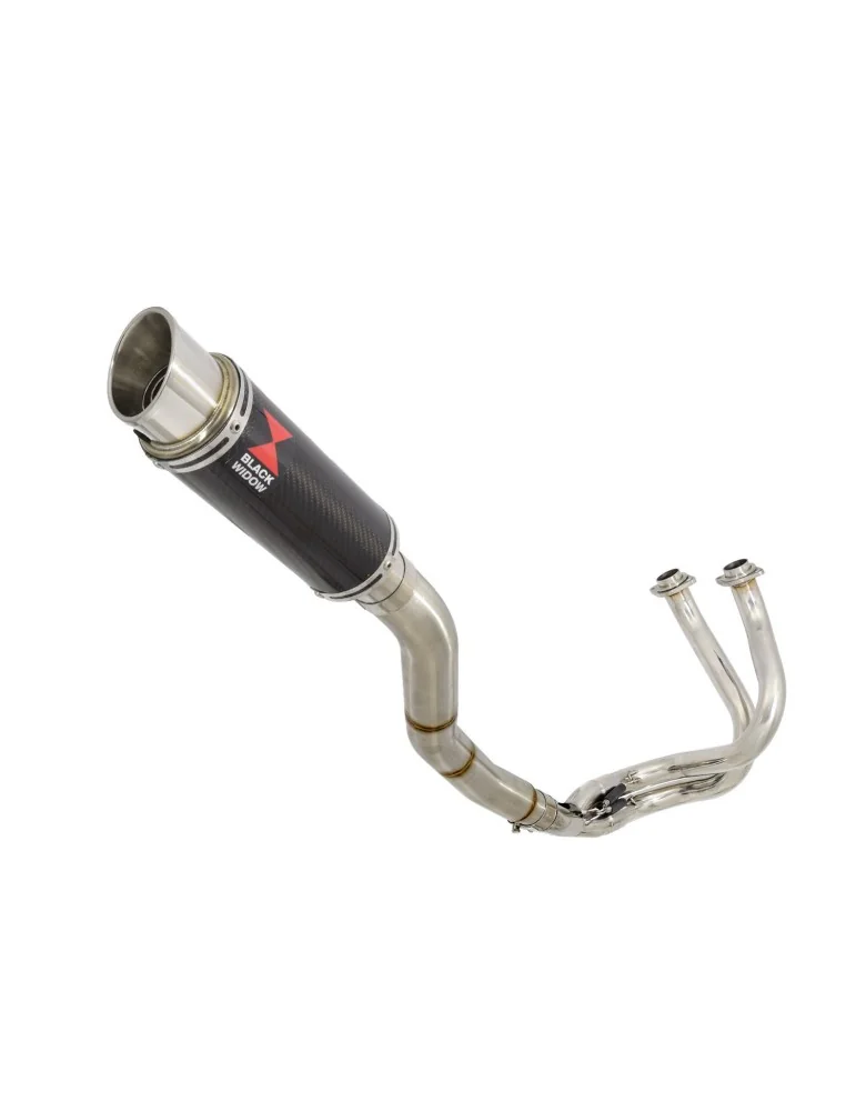 Ninja 650 2017 Decata Passage Haut Ligne complète + Silencieux GP Rond En Carbone 230mm