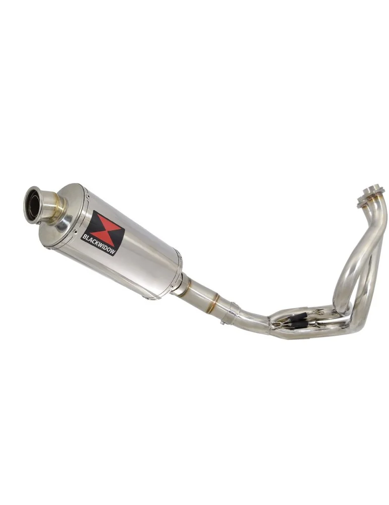 KLE 650 VERSYS 2015 - 2017 De Cat Ligne complètes + Ovale Silencieux En Inox 300mm