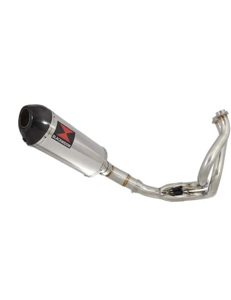 KLE 650 VERSYS 2015 - 2017 De Cat Ligne complètes + Ovale Stainless + Carbon Silencieux 300mm
