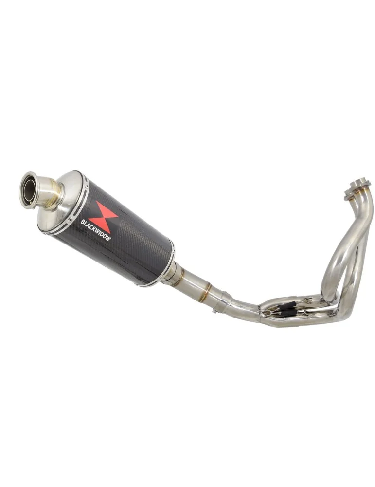 KLE 650 VERSYS 2015 - 2017 De Cat Ligne complètes + Ovale En Carbone Silencieux 300mm
