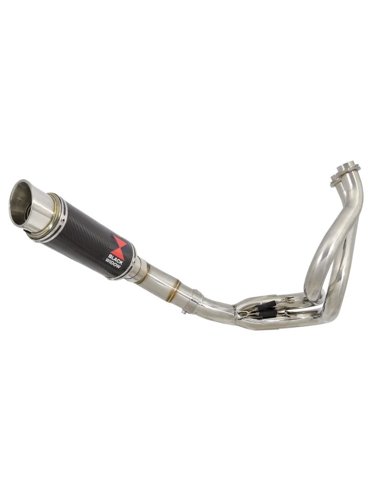 KLE 650 VERSYS 2015 - 2017 De Cat Ligne complètes + GP Rond En Carbone Silencieux 230mm