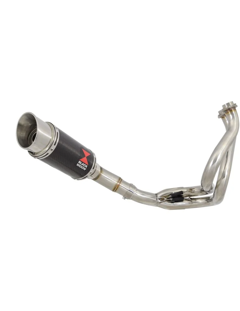 KLE 650 VERSYS 2015 - 2017 De Cat Ligne complètes + Rond En Carbone Silencieux 200mm