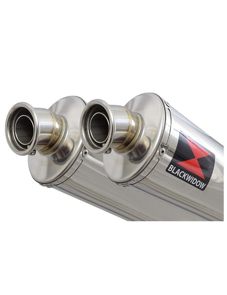 Z1000 2010-2017 4-2 Tube de raccords & Silencieux Ovale En Inox 400mm