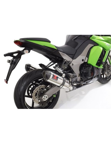 Z1000 2010-2017 4-2 Tube de raccords & Silencieux Ovale En Inox + Canule en Carbone 300mm