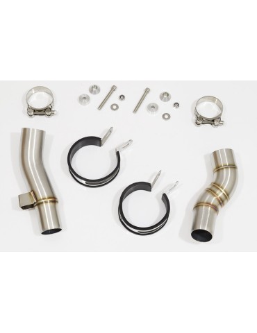 Z1000 2010-2017 4-2 Tube de raccords & Silencieux Rond GP Style En Inox 230mm