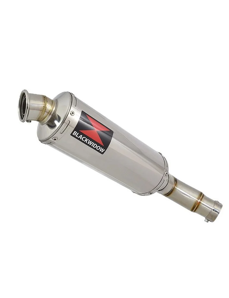 KLE 650 VERSYS 2007-2014 Exhaust tube de raccord et Rond Silencieux En Inox 300mm