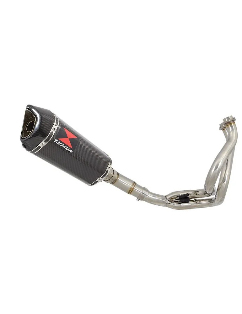 KLE 650 VERSYS 2007-2014 De Cat Ligne complètes + Hexagonale Carbon Fire Silencieux + En Carbone Tip 300mm