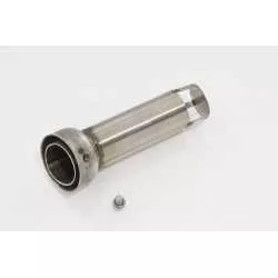  Ovale Noir En Inox Silencieux 400mm