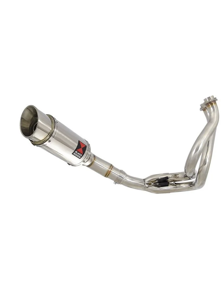 KLE 650 VERSYS 2007-2014 De Cat Ligne complètes + Rond Silencieux En Inox 200mm