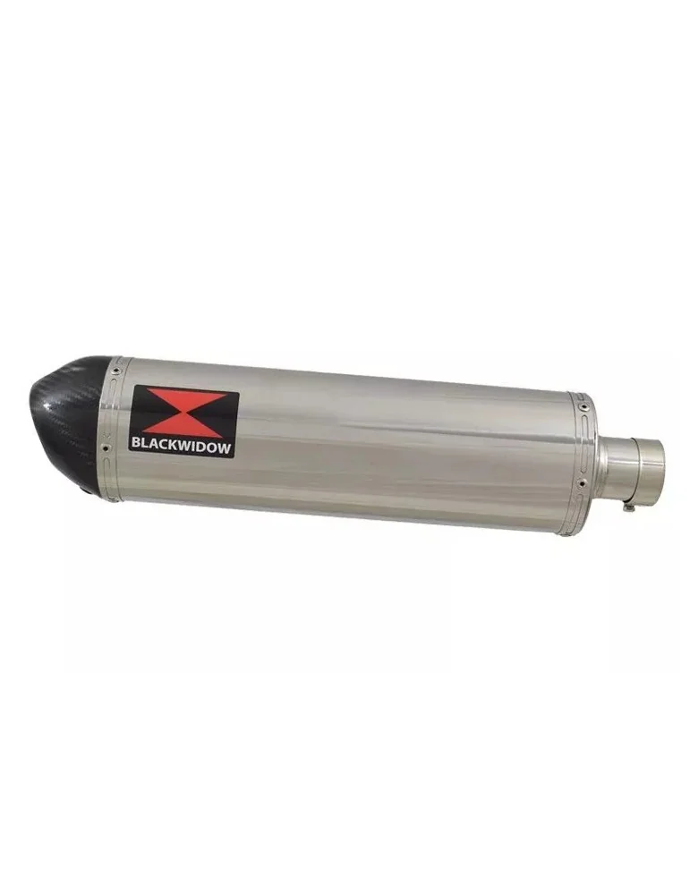  Ovale En Inox Silencieux & En Carbone Tip 400mm