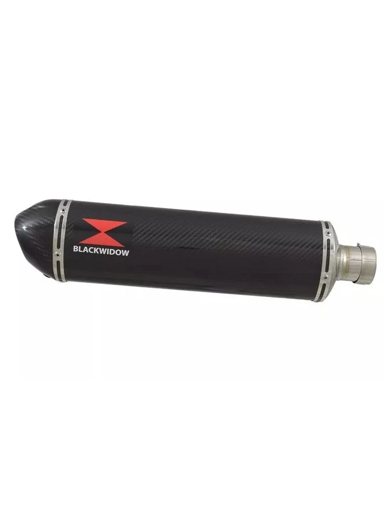  Ovale En Carbone Silencieux & En Carbone Tip 400mm