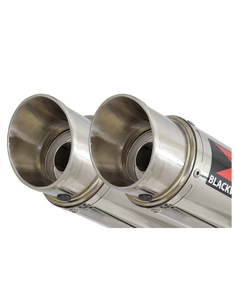 KAWASAKI GPZ1100 GPZ 1100 4-2 Ligne complète & Silencieux Rond GP Style En Inox 360mm