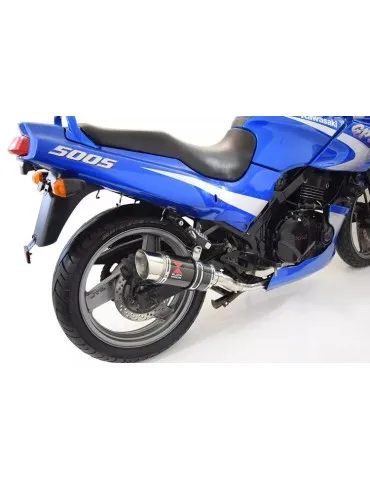 GPZ 500 (EX500) 2-2  Silencieux Rond En Carbone 200mm