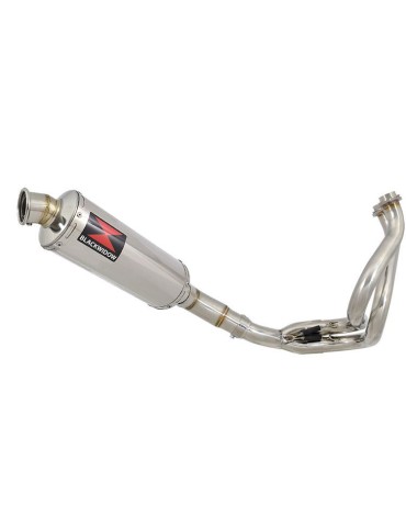 Kawasaki ER-6N ER-6F ER650 2005-2011 Passage Bas Decata Ligne complète + Silencieux Rond En Inox 300mm