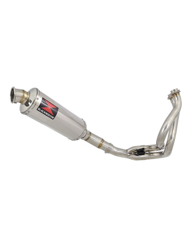 Kawasaki ER-6N ER-6F ER650 2005-2011 Passage Bas Decata Ligne complète + Silencieux Rond En Inox 300mm