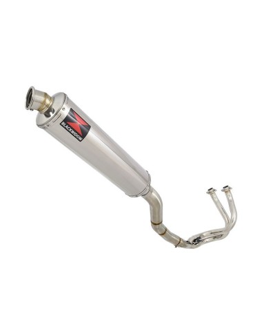 Kawasaki ER-6N ER-6F ER650 2005-2011 Passage Haut Decata Ligne complète + Silencieux Rond En Inox 400mm