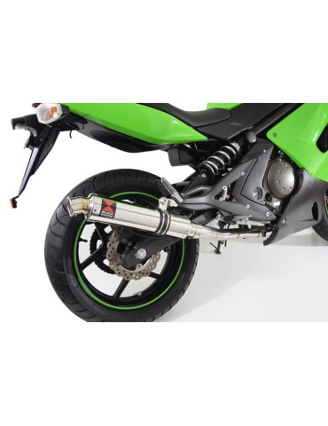 Kawasaki ER-6N ER-6F ER650 2005-2011 Passage Haut Decata Ligne complète + Silencieux Rond En Inox 350mm