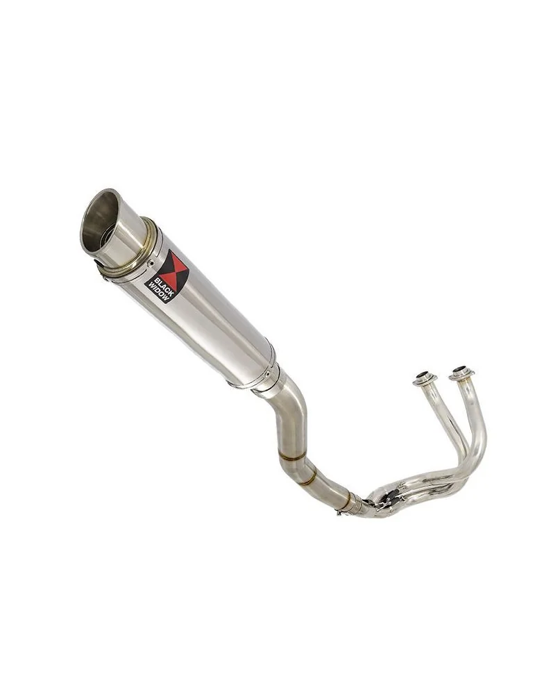 Kawasaki ER-6N ER-6F ER650 2005-2011 Passage Haut Decata Ligne complète + Silencieux Rond GP Style En Inox 350mm