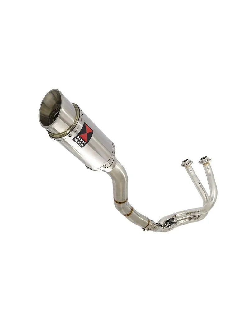 Kawasaki ER-6N ER-6F ER650 2005-2011 Passage Haut Decata Ligne complète + Silencieux Rond En Inox 200mm