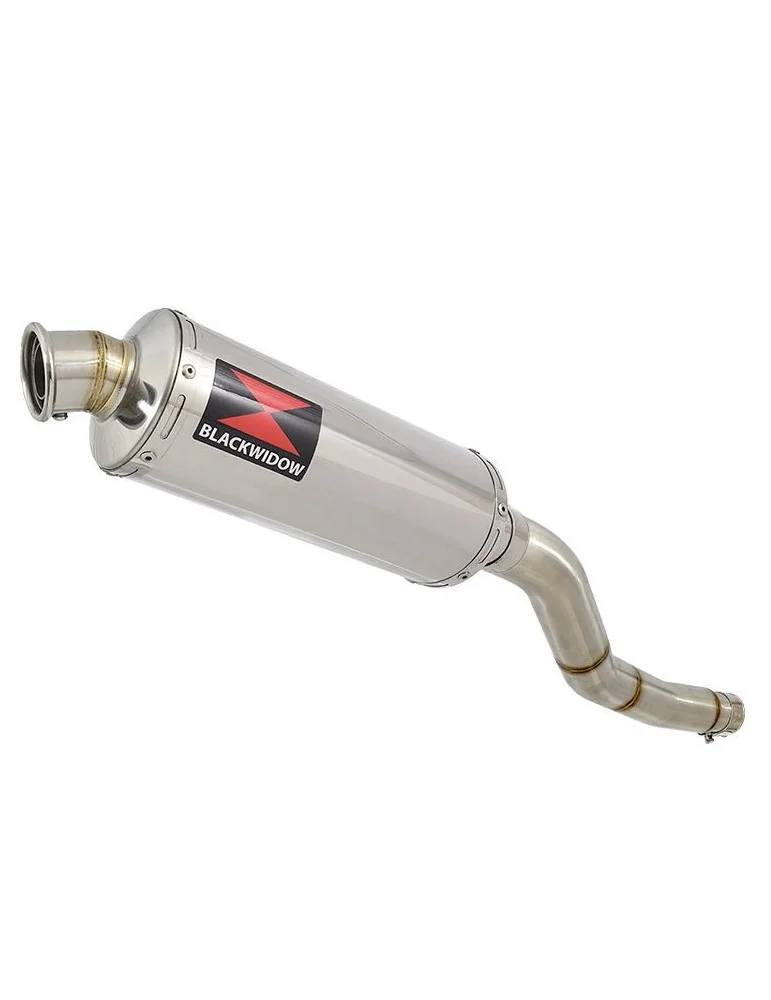 Kawasaki ER-6N ER-6F ER650 2005-2011 Passage Haut Tube de raccord et Silencieux Rond En Inox 300mm