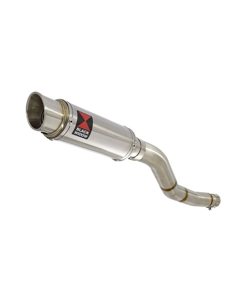 Kawasaki ER-6N ER-6F ER650 2005-2011 Passage Haut Tube de raccord et Silencieux Rond GP Style En Inox 230mm