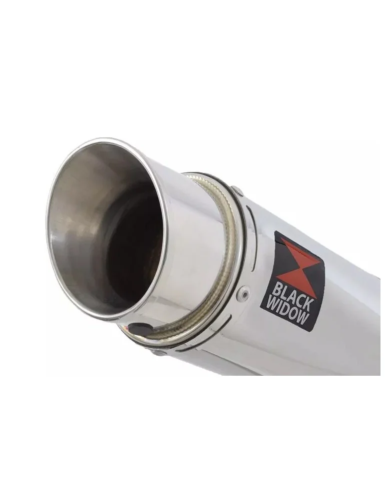 XT125R XT125X Tube de raccord & Silencieux Rond GP Style En Inox 230mm