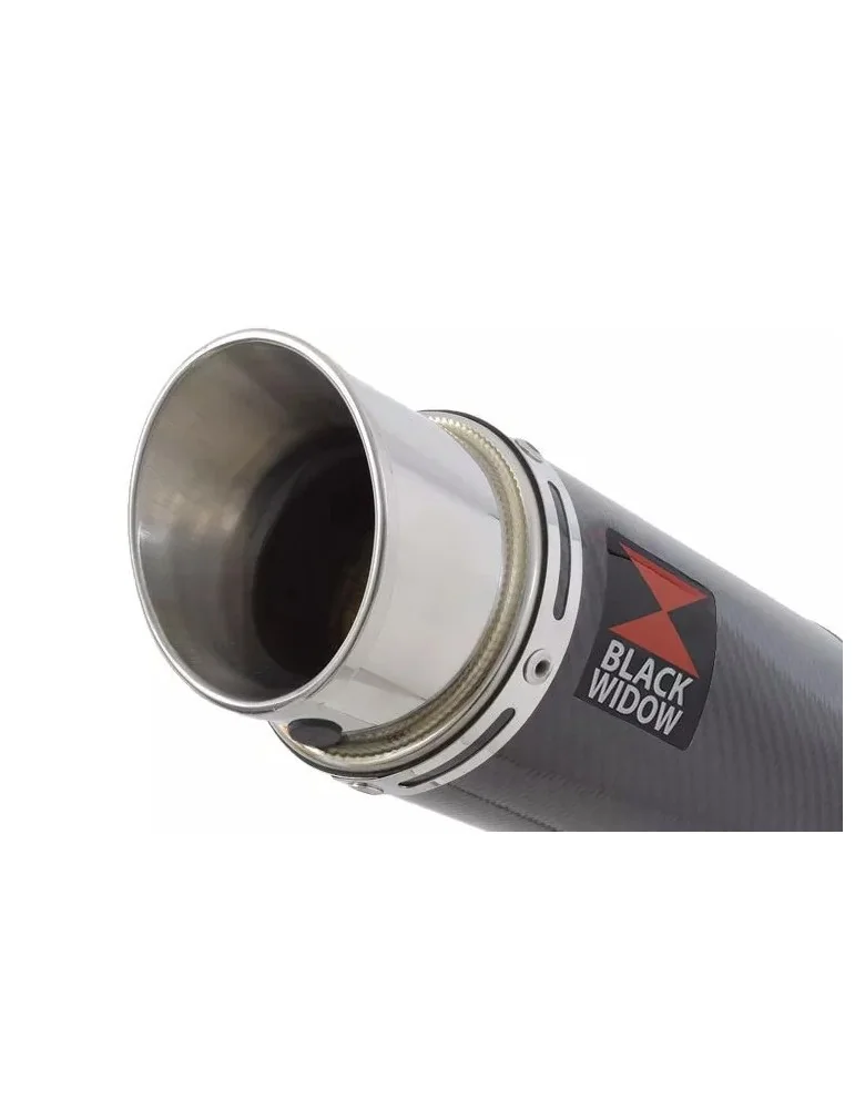 XT125R XT125X Tube de raccord & Silencieux GP Rond En Carbone 230mm