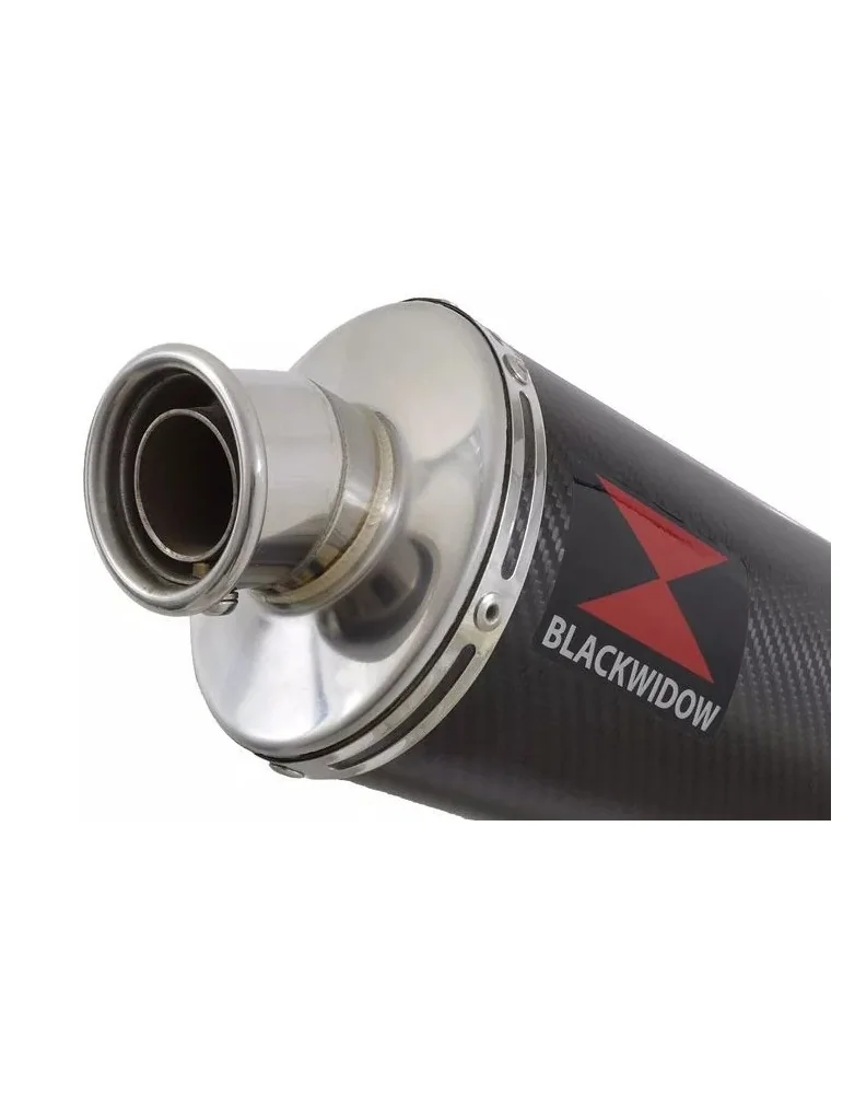 XT125R XT125X Tube de raccord & Silencieux Ovale En Carbone 400mm