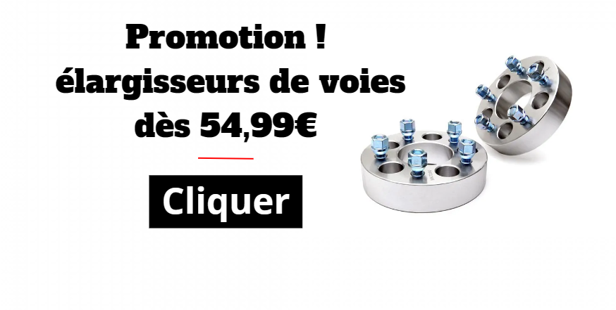 Promotion élargisseurs de voies pas cher 